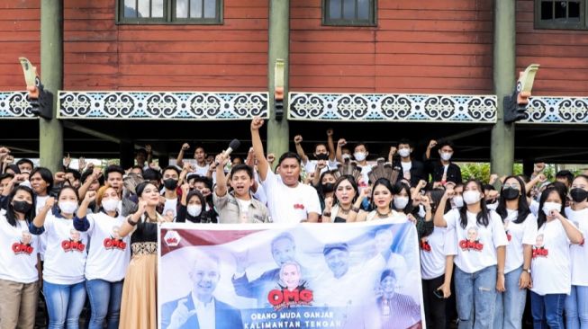 Anak-Anak Muda Kalteng Sebut Ganjar Implementasikan Falsafah Huma Betang