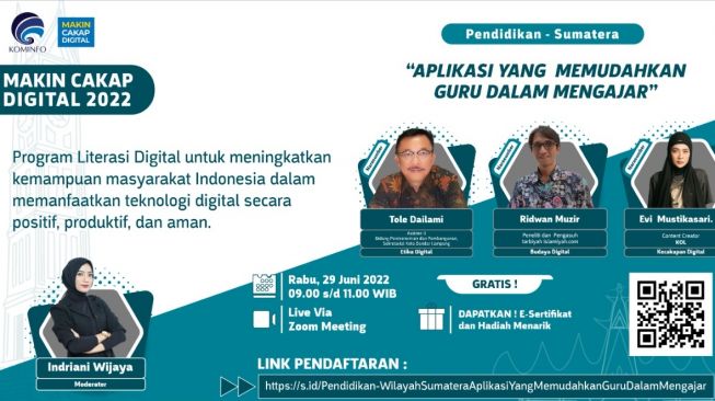 Kemenkominfo Gelar Webinar Aplikasi yang Memudahkan Guru Dalam Mengajar