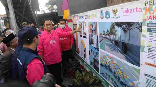 Anies Dirikan Kampung Gembira Gembrong, Jupiter NasDem: Memberi Semangat Korban Kebakaran Pasar