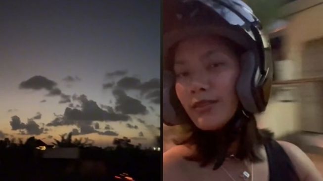 Momen Romantis Tara Basro dan Suami Naik Motor (TikTok/@tarabasro)