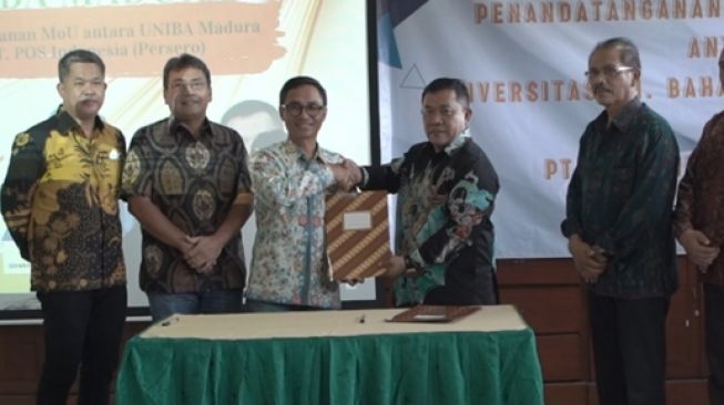 Gandeng Uniba Madura, Pos Indonesia Kenalkan Layanan Keuangan Digital Pospay