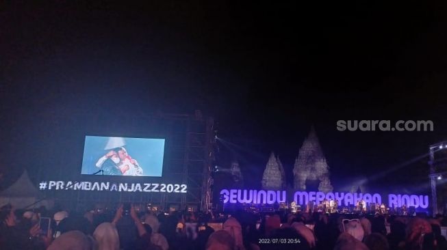 Kahitna di Prambanan Jazz Festival 2022 [Suara.com/Rena Pangesti]
