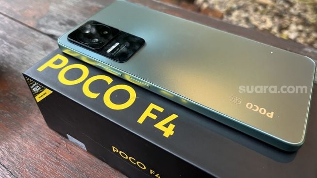 Poco F4. [Suara.com/Dicky Prastya]