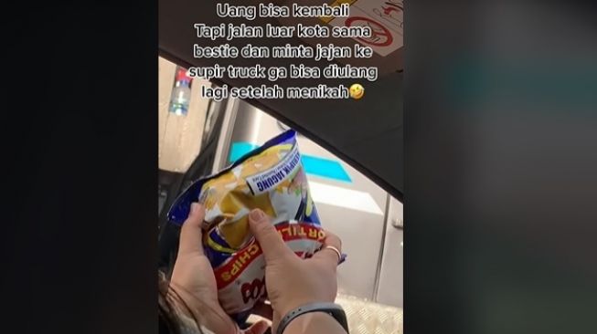 Video Supir Truk Beri Snack Gratis ke Pengendara Lain Jadi Sorotan, Netizen: Baiknya Subhanallah Loh