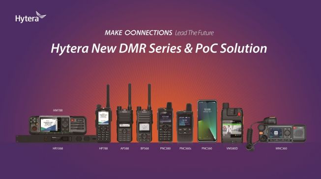 Hytera Luncurkan Seri Mobile Radio Profesional Terbaru Mendukung Teknologi 5G dan 4G