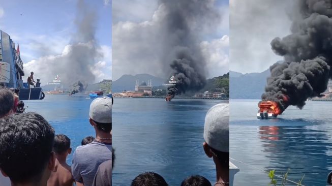 Terjadi Lagi, Speedboat Puskesmas Keliling di Anambas Terbakar