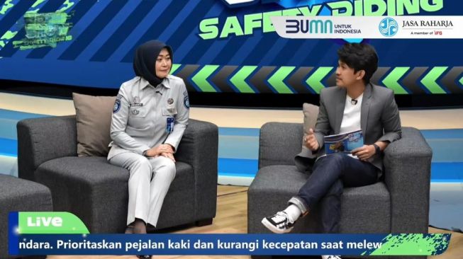 JR Show Safety Riding Jasa Raharja Cegah Kecelakaan Lalu Lintas