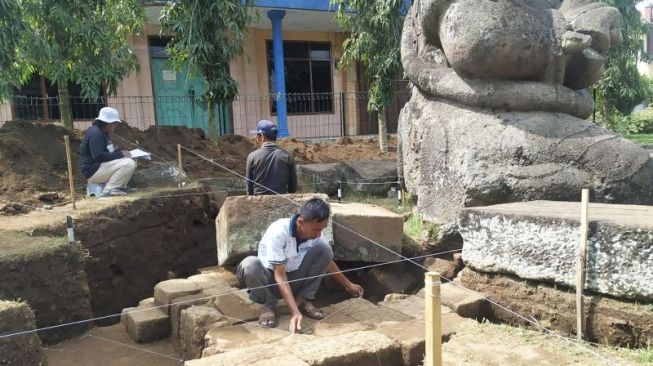 Ekskavasi Situs Arca Dwarapala Singosari, Temukan Struktur Diduga Gapura