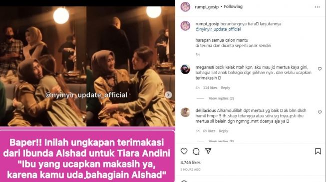 Rayakan Ultah Pacar, Momen Tiara Andini Dipeluk Ibunda Alshad Ahmad Disorot Netizen: Pengen Punya Mertua Seperti Itu