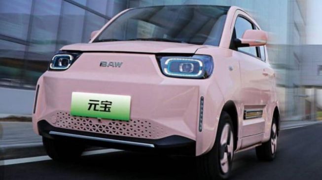 Menyasar Kaum Hawa, Mobil Listrik Mini BAW Yuanbao Beredar di China dengan Kisaran Harga Rp 76 Juta