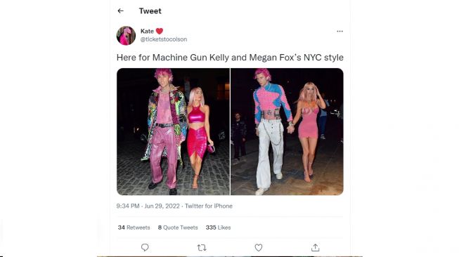 Megan Fox dan Machine Gun Kelly (twitter/ticketstocolson)