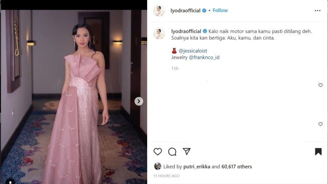 Foto: Lyodra Ginting Pamer Potret Duet Bareng Judika, Gaya Poni dan Dressnya Jadi Sorotan (instagram/lyodraginting)