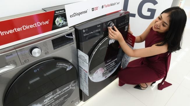 Mesin cuci LG AI DD. [LG Electronics Indonesia]