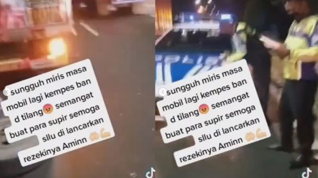 Viral Truk Mogok di Pinggir Jalan Malah Ditilang Polisi, Warganet Geram: Bukan Dibantu Malah Diberi Sanksi