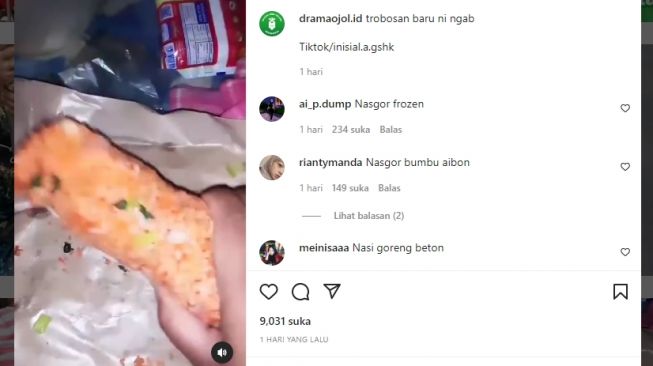 Kocak! Wanita Ini Beli Nasi Goreng Tapi Kerasnya Kayak Batu: Nasgor Alteco