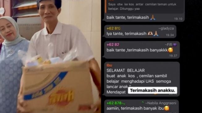 Idaman! Viral Ibu Kos Bagi-bagi Bingkisan ke Penghuni yang Ujian, Banjir Pujian