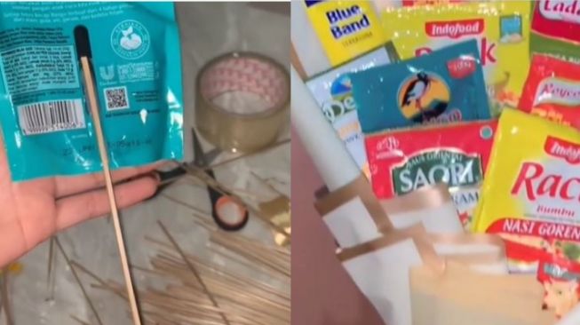 Bukan Pakai Bunga, Warganet Ini Rangkai Bumbu Dapur Jadi Hadiah