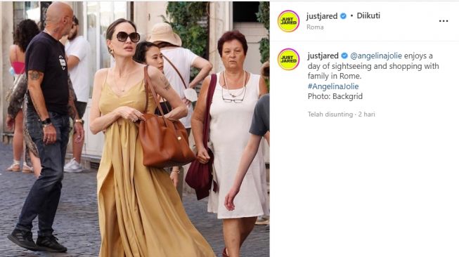 Angelina Jolie (instagram/justjared)