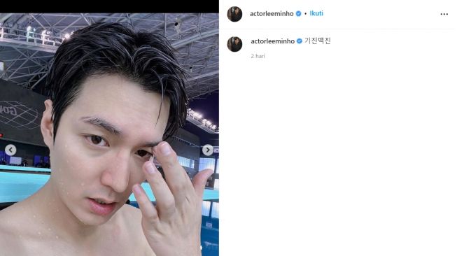 Lee Min Ho tanpa makeup (instagram/actorleeminho)