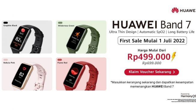 Huawei Band 7. [Huawei Indonesia]