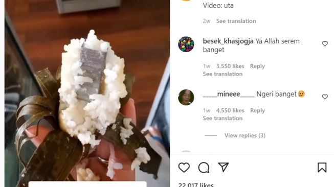 Bahaya Banget, Perempuan Ini Hampir Saja Menelan Isi Staples Ukuran Besar di Dalam Makanan Buras