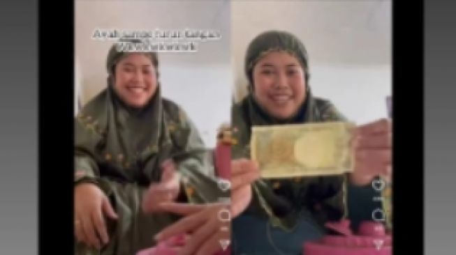 Viral! Wanita Ini Bongkar Celengan Zaman SD, Kaget Lihat Isinya