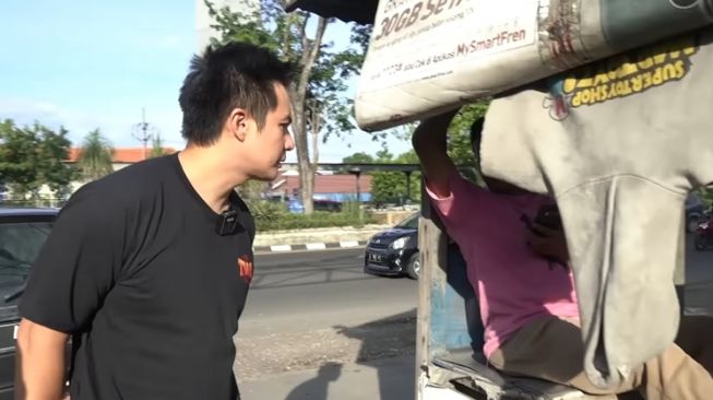 Momen Baim Wong Prank Tukang Parkir (YouTube Baim Paula)