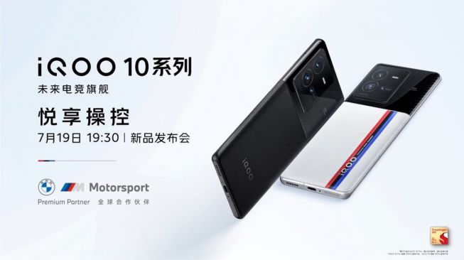 Desain iQOO 10 Pro Terungkap, Didukung Pengisian Daya 200W