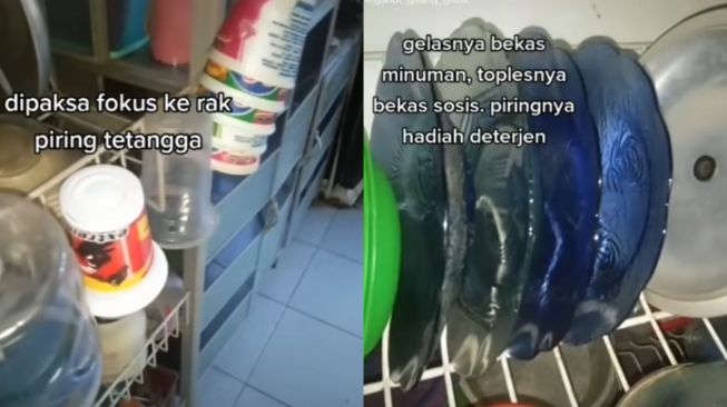 Soroti Peralatan Dapur Milik Tetangganya dari Barang Bekas dan Hadiah, Pria Ini Tuai Hujatan