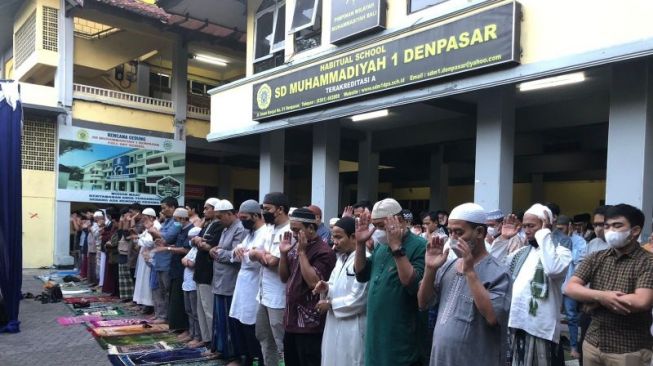 500 Jemaah Ikuti Sholat Idul Adha di Gedung DPW Muhammadiyah Denpasar