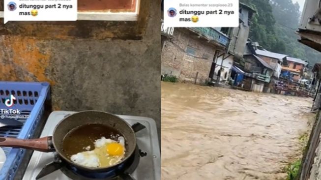 Niat Estetik Masak dengan Pemandangan Rumahnya, Video Warganet Ini Malah Bikin Ngeri