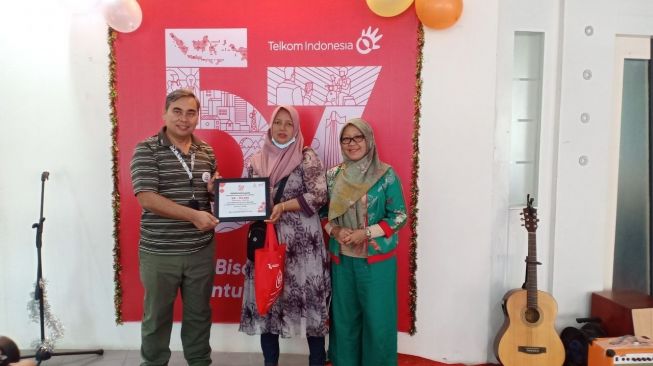 HUT ke-57 Telkom Witel Lampung Beri Diskon Bulanan Kepada Pelanggan ke 57