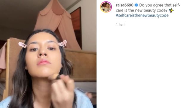 Video tutorial make up Raisa (instagram/raisa6690)