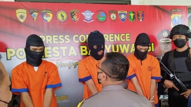 Geng Motor Pengeroyok 3 Pemuda Banyuwangi Dibekuk, Ini Tampangnya Rata-rata Masih ABG