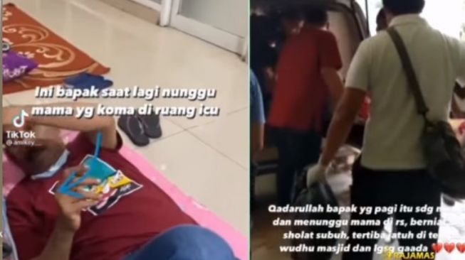 Rawat Ibu di ICU Bareng, Seorang Anak Curhat Tak Sangka Ayahnya Meninggal di Masjid RS