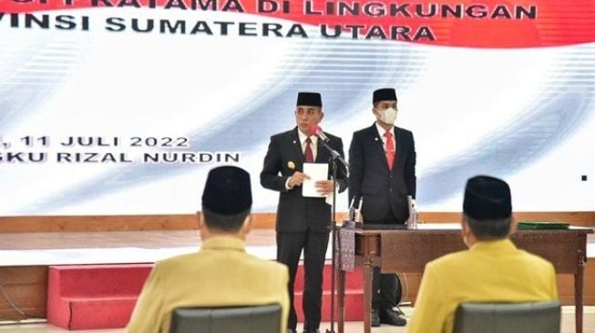 Lantik 11 Pejabat Eselon II, Edy Rahmayadi Tegaskan Hal Ini