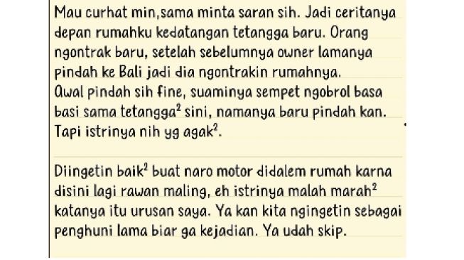 Curhat punya tetangga yang keras kepala, tak terima dinasehati hingga parkir mobil sembarangan (Twitter)