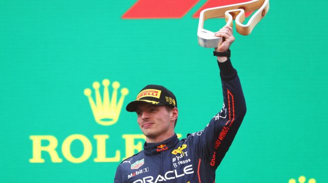 Max Verstappen juara kedua di F1 GP Austria di akhir pekan lalu, Minggu (10/7/2022) [PT EMLI].