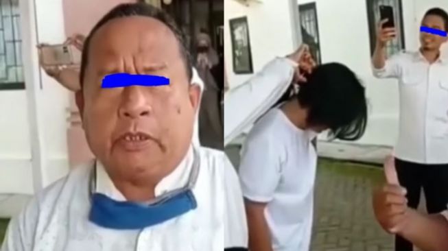 Viral Dosen Potong Rambut Gondrong Mahasiswa Syarat Ikut Ujian Tuai Perdebatan