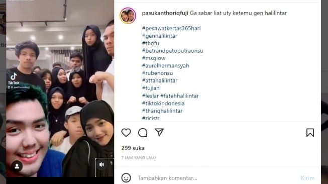 Foto Fuji Disandingkan dengan Keluarga Gen Halilintar, Warganet Ngaku: Ga Sabar Liat