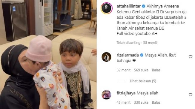 Unggahan Atta Halilintar [Instagram/@attahalilintar]