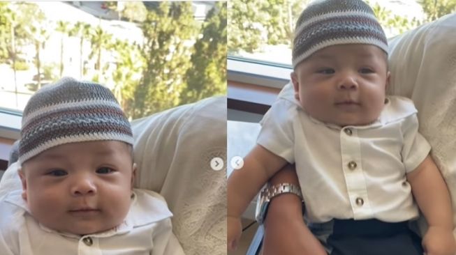 Potret Gemas Baby Izz Rayakan Idul Adha di Amerika (Instagram/@yorafebrina)