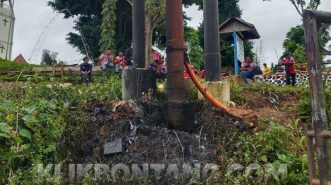 ODGJ di Kanaan Meresahkan, Bakar Kabel Telkom, Bawa Sajam dan Ancam Anak Kecil