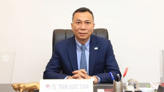 Ketua Komite Kompetisi AFC yang sekaligus menjabat Ketua Federasi Sepak Bola Vietnam (VFF), Tran Quoc Tuan. [The Thao 247/capture]