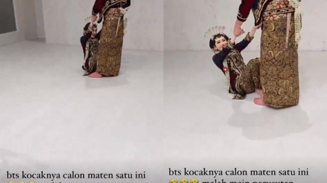 Potret Manglingi Via Vallen Prewed Pakai Paes Jawa (instagram/@soraya_wedding_)