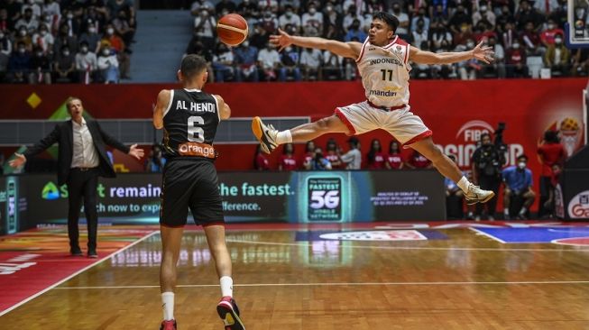 Sempat Unggul, Timnas Basket Indonesia Tumbang di Tangan Arab Saudi 72-86