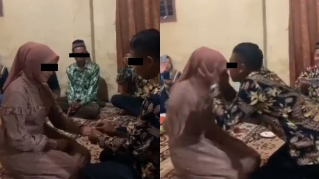 Cium Dahi Pasangan Usai Sematkan Cincin Tunangan, Pria ini Langsung Dapat Hadiah 'Tamparan'