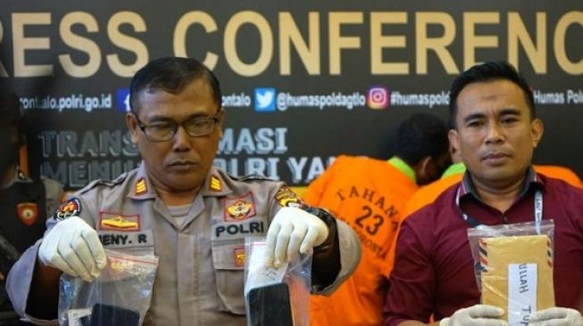 ASN di Gorontalo Ditangkap Polisi, Simpan Sabu Dalam Bungkus Rokok