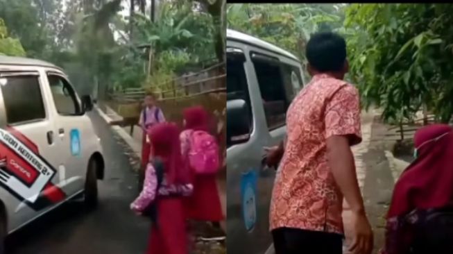 Kisah Perjuangan Guru di Gunungkidul Agar Anak Didiknya Tak Putus Sekolah, Jemput Siswa Menggunakan Mobil