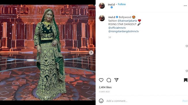 Foto: Kenakan Baju ala Wanita India, Penampilan Inul Daratista Dipuji Seperti Boneka Barbie (instagram/inul.d)